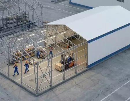 каркасно-тентовые конструкции